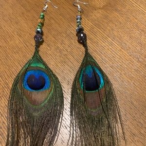 Brand new peacock 🦚 earrings